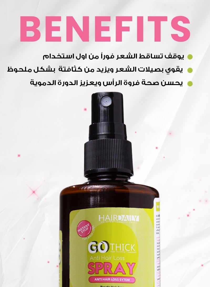 هاير دايلي جو ثيك - سبراي لعلاج تساقط الشعر الشديد والمتوسط 120مل - Image 3